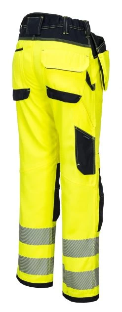 Portwest T501 - PW3 Warnschutzhose Aus Polyester Und Baumwolle Mit Knieschutz, Reflektierend, Untersetzte Größe, Gelb-Schwarz -Arbeitsschutzkleidung Geschäft C0B02AB1 2801 2266 5FFA 7133D8E0D05C