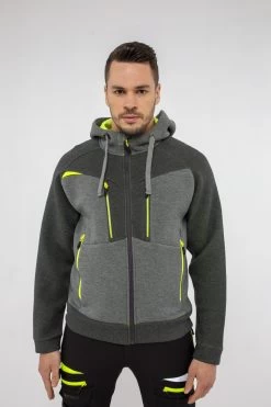 Portwest DX472 - DX4 Arbeits Sweatshirt Aus Polyester Mit Reißverschluss, Verstellbare Kapuze, Metallgrau -Arbeitsschutzkleidung Geschäft C1D97080 177F 7992 9C6E DAFCEC1161EF