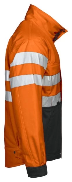 ProJob 6407 ARBEITS WARNSCHUTZ GEFÜTTERTE JACKE EN ISO 20471 KLASSE 3, Orange/Schwarz -Arbeitsschutzkleidung Geschäft C2F22203 A44C 47D6 1596 42B1FF6B0161