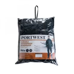 Portwest L450 - Sealtex Essential Arbeitsanzug Mit Kapuze, Wasserdicht, Reguläre Größe, Marine