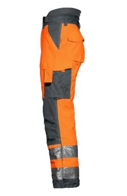 ProJob 6514 Arbeits Warnschutz GEFÜTTERTE HOSE HV EN ISO 20471 KLASSE 2 Wasserdicht, Reguläre Größe, Orange/Grau -Arbeitsschutzkleidung Geschäft CFA41708 7975 4204 B023 C7EC330E3EBD