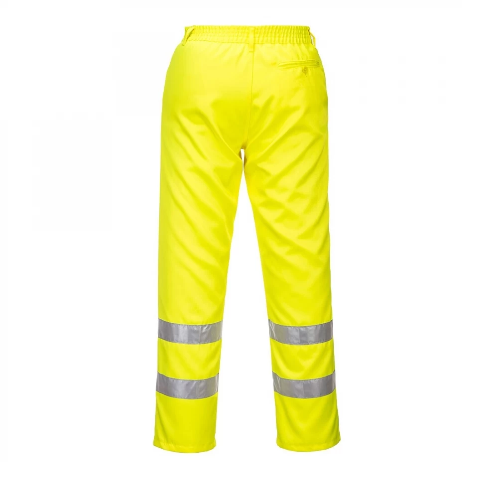Portwest E041 - Warnschutzhose Aus Polyester Und Baumwolle Mit Reflexstreifen, Reguläre Größe, Gelb 4 Portwest E041 - Warnschutzhose Aus Polyester Und Baumwolle Mit Reflexstreifen, Reguläre Größe, Gelb – Bild 2