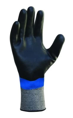 Showa S-TEX 377 Schnittschutzhandschuhe Mit Beschichtung Aus Nitrilschaum, Schnittschutz C, 13G (10 Paare In Paket), Grau-blau -Arbeitsschutzkleidung Geschäft D6F1138A 7515 9D47 0588 C965A605DF94