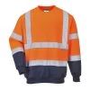 Portwest B306 - Zweifarbiges Warnschutz-Sweatshirt Aus Polyester/Baumwolle, Reflektierend, Orange-Marine -Arbeitsschutzkleidung Geschäft D7C25E40 F3D7 E5EF 252F 71894D159D95