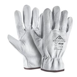 Active Gear Active STRONG S6510 Schutzhandschuhe Aus Büffelnarbenleder (120 Paare In Karton), Grau