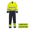 Portwest MV28 - Warnschutz-Overall Aus Modaflame-Gewebe Mit Schweißerschutz, Flammhemmend, Reflektierend, Antistatisch, Reguläre Größe, Gelb-Marine