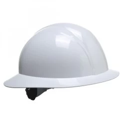 Portwest PS52 - PW Schutzhelm Mit Krempe (5 Stücke In Paket), Weiß