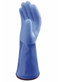 SHOWA 490 Chemikalienbeständige Sicherheitshandschuhe Mit Kälteschutz (10 Paare In Paket), Blau -Arbeitsschutzkleidung Geschäft E0C2821D E222 5B19 AF8F 1F03D3971EFD