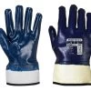 Portwest A302 Arbeitshandschuhe Mit Beschichtung Aus Nitril, Abriebfest (12 Paare In Paket), Marine