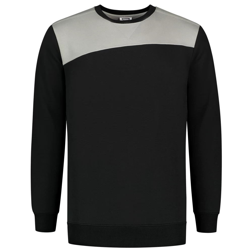 Tricorp 302013 Arbeits Sweatshirt Bicolor Quernaht, Schwarz-Grau 3 Tricorp 302013 Arbeits Sweatshirt Bicolor Quernaht, Schwarz-Grau