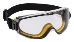 Portwest PS29 Schutzbrille Typ "Maske" Mit Schutz Gegen UV-Strahlen (99%) (12 Stücke In Paket), Klar