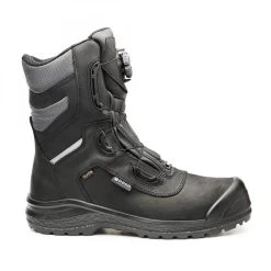 BASE B0850 - BE-OSLO S3 HRO Cl HI WR SRC SICHERHEITSSTIEFEL AUS LEDER, METALLFREI, Schwarz