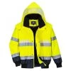 Portwest G465 - Glowtex™ Warnschutz 3-in-1 Pilotenjacke, Reflektierend, Kältebeständig, Wasserdicht, Gelb-Marine -Arbeitsschutzkleidung Geschäft E2F74DB5 F878 1731 0494 3EE18CB15030