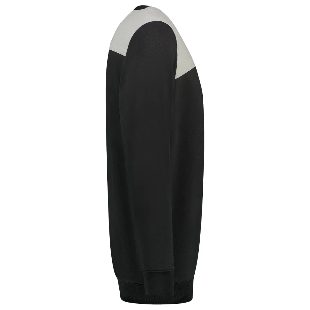 Tricorp 302013 Arbeits Sweatshirt Bicolor Quernaht, Schwarz-Grau 7 Tricorp 302013 Arbeits Sweatshirt Bicolor Quernaht, Schwarz-Grau – Bild 5