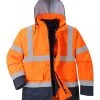 Portwest S471 - Warnschutz 4-in-1 Parka Jacke Aus Polyester Mit Reflexstreifen Und Verstaubarer Kapuze, Wasserdicht, Orange-Marine -Arbeitsschutzkleidung Geschäft E59D1E74 EBDA 4E48 8337 6A0CE92AAA7A