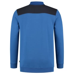 Tricorp 302004 Arbeits Sweatshirt Polokragen Bicolor Quernaht, Royalblau-Marine -Arbeitsschutzkleidung Geschäft E5E4F1E7 4D60 8FF6 45FE 35A3D3FB648A