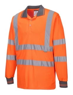 Portwest S277 - Warnschutz Langarm Aus Polyester, Reflektierend, Atmungsaktiv, Orange -Arbeitsschutzkleidung Geschäft E63B2B43 CF05 F209 3A2E F6FF0E71381A