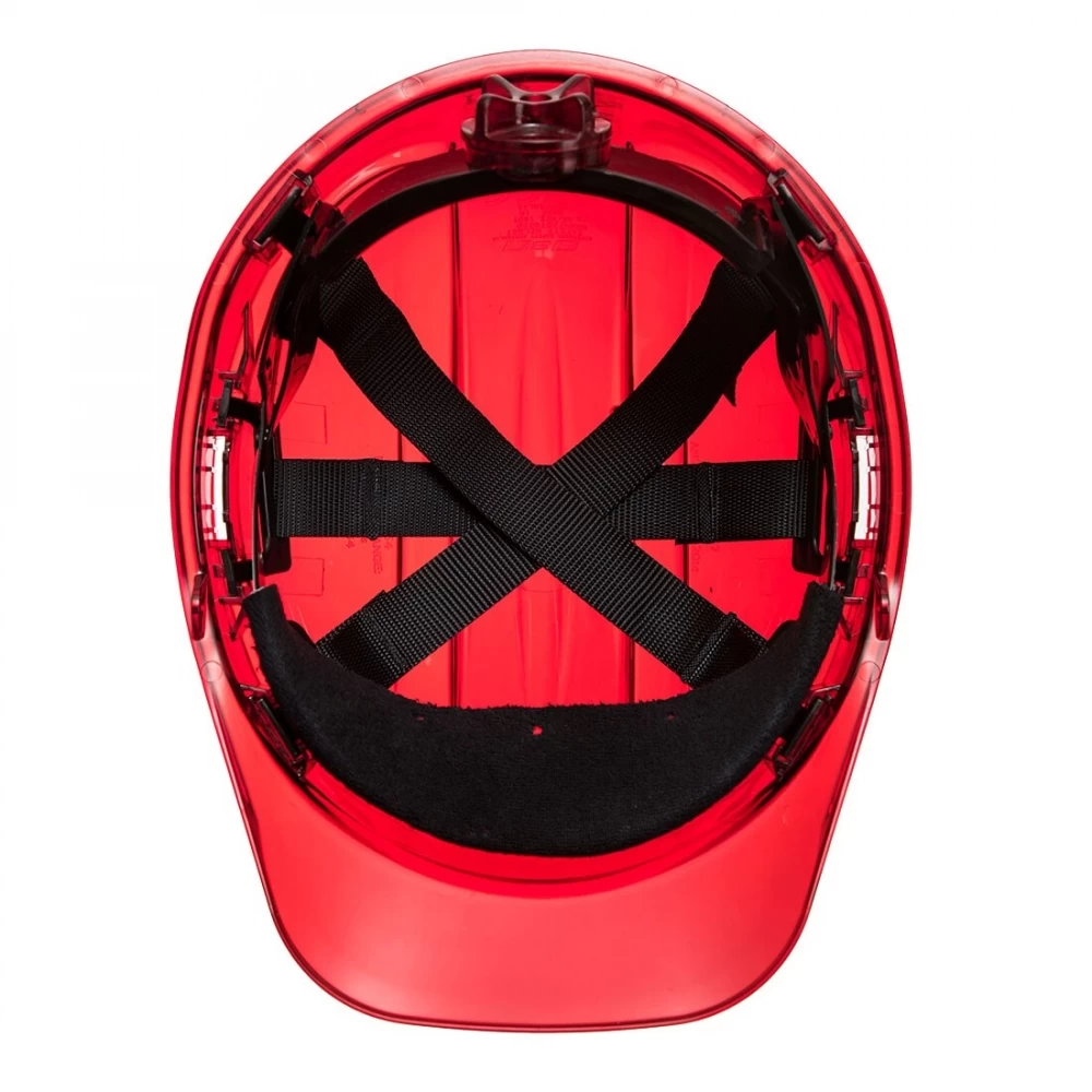 Portwest PV64 - Peak View Plus Schutzhelm Mit Rasterrad, Rot 4 Portwest PV64 - Peak View Plus Schutzhelm Mit Rasterrad, Rot – Bild 2