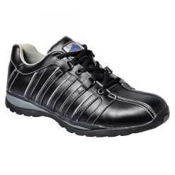 Portwest FW33 - Steelite Arx Sicherheitshalbschuhe S1P SRC HRO Aus Leder, Schwarz