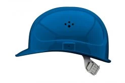 VOSS HELME INAP-Master Leichter Schutzhelm Für Allgemeine Arbeit - Mit 6-Punkt-Gurtband- Innenausstattung (5 Stücke In Paket), Signalblau