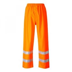 Portwest FR43 - Sealtex Flame Warnschutz-Bundhose Mit Schutz Gegen Chemikalien, Flamm- Und Hitzebeständig, Antistatisch, Wasserdicht, Reguläre Größe, Orange