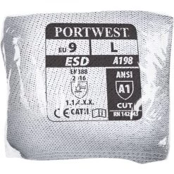 Portwest VA198 - Antistatische Arbeitshandschuhe Aus Polyurethan, 13G, ESD (12 Paare In Paket), Grau -Arbeitsschutzkleidung Geschäft F892669F CAE2 A1CC E1E8 C1F58509789B