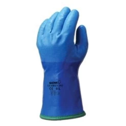SHOWA TEMRES 282 Kältebeständige Schutzhandschuhe (10 Paare In Paket), Blau