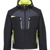 Portwest DX474 - DX4 Arbeits Softshelljacke Mit Reflektirenden Biese Und Kapuze, Atmungsaktiv, Schwarz -Arbeitsschutzkleidung Geschäft FAD1465A 4AF2 0D10 EA5D 168D04364D88