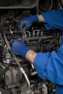 Showa 380 Schutzhandschuhe Aus Nylon Mit Beschichtung Aus Nitril (10 Paare In Paket), Blau -Arbeitsschutzkleidung Geschäft FB0C32DE 199C E0C0 C2BD 4D1EC5CD7F7E