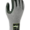 Showa Duracoil 386 Schnittschutzhandschuhe Mit Nitrilbeschichtung, Schnittschutz C, Atmungsaktiv (10 Paare In Paket), Grau