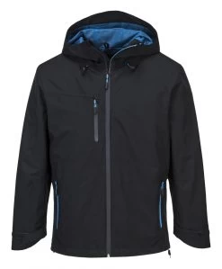Portwest S600 - Wasserdichte, Atmungsaktive Arbeitsjacke Aus Polyester, Schwarz